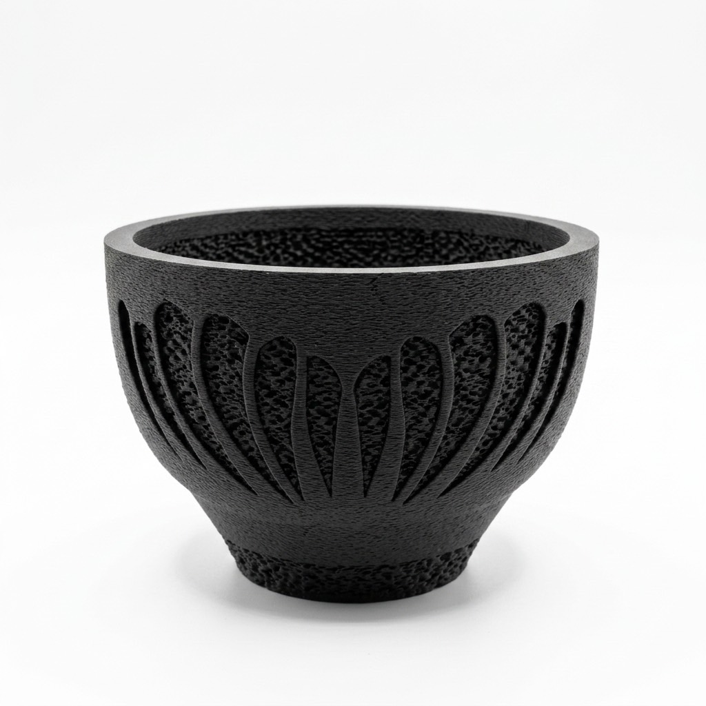怪獣鉢/獣牙｜外径：約125ｍｍ｜高さ：約90ｍｍ