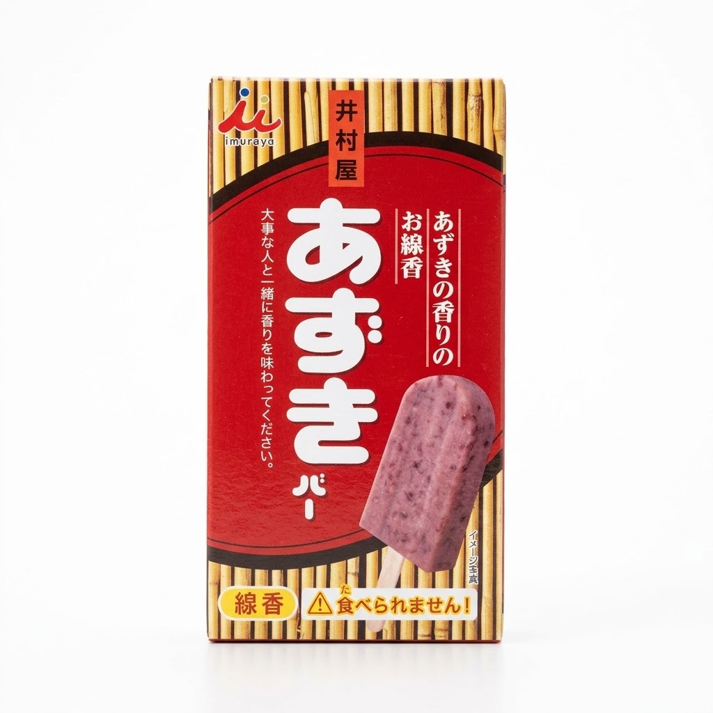あずきバーのお線香