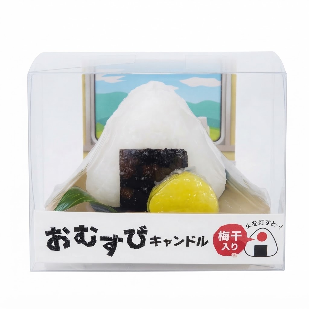 おむすびキャンドル（梅干入り）