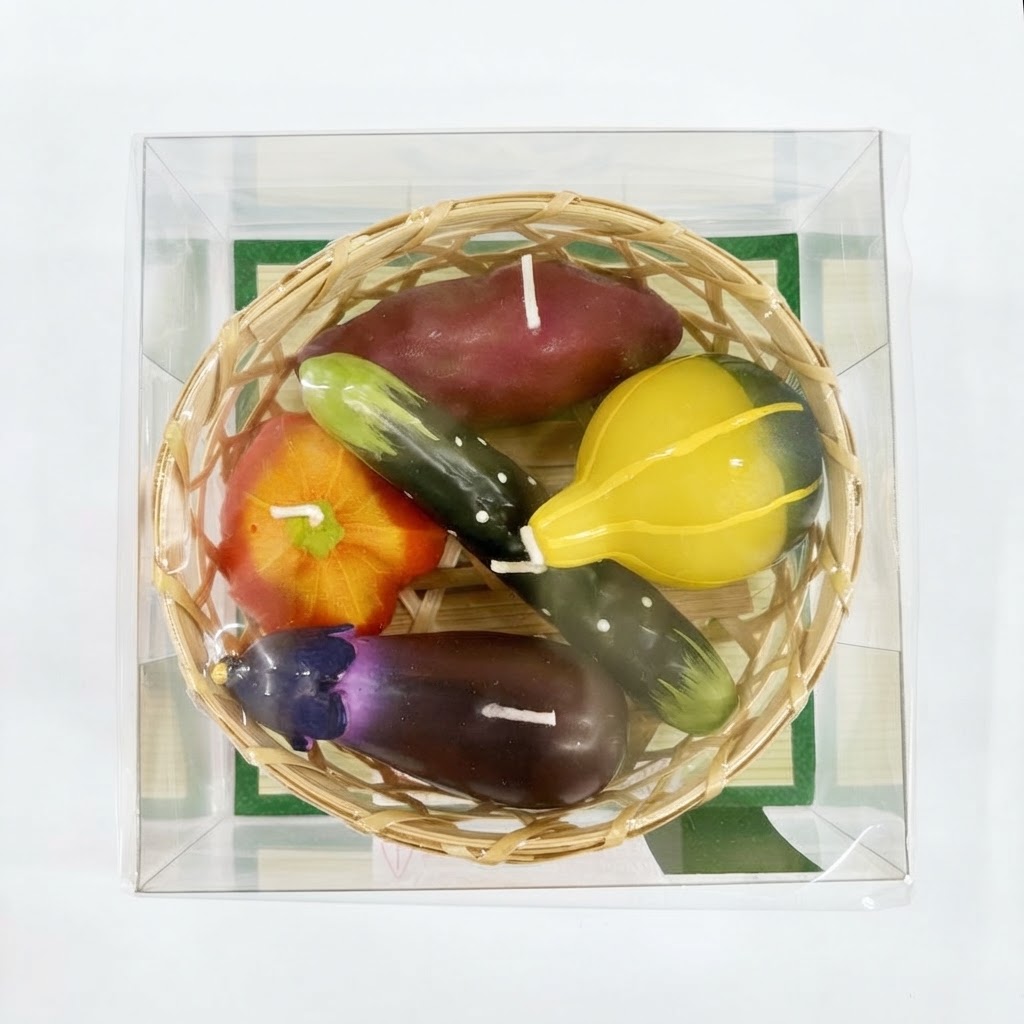 お供え野菜ローソク