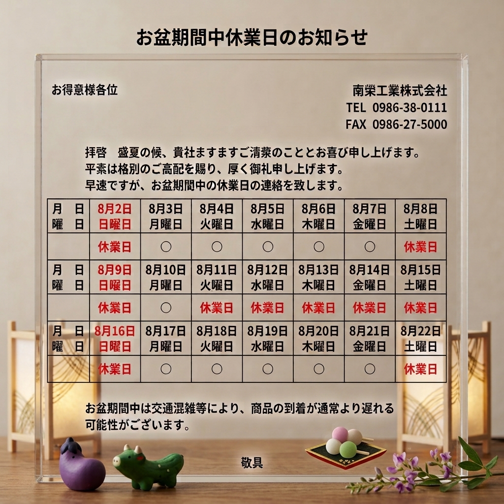 カレンダー