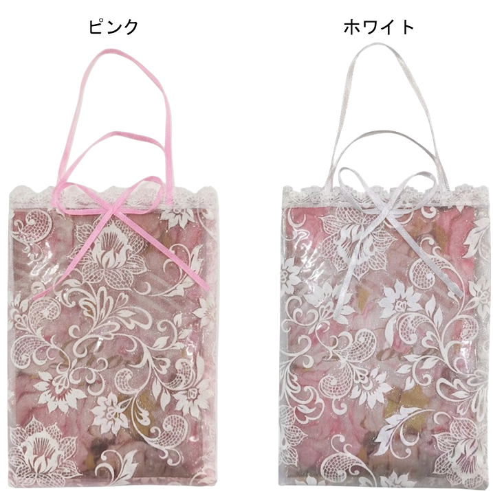 ﾛｰｽﾞｻｼｴ入 ﾚｰｽﾊﾞｯｸﾞ