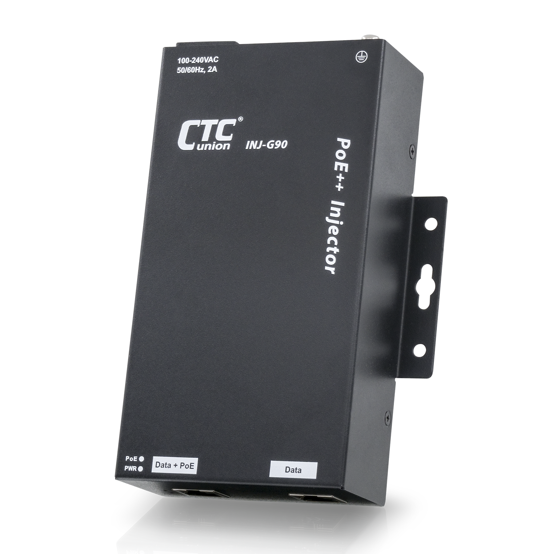 マルチギガビット イーサネット IEEE802.3bt PoE++ インジェクタ (90W)