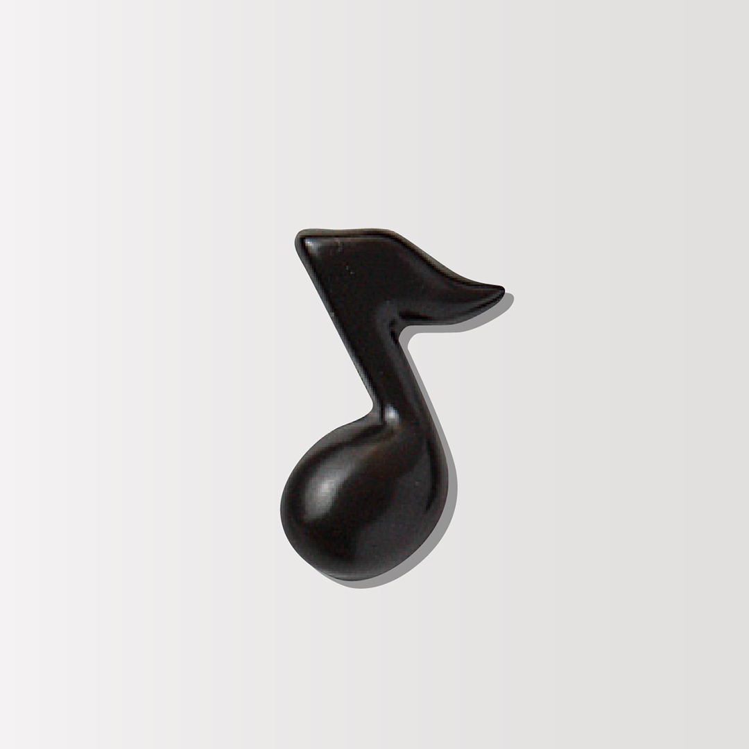 黒マット音符