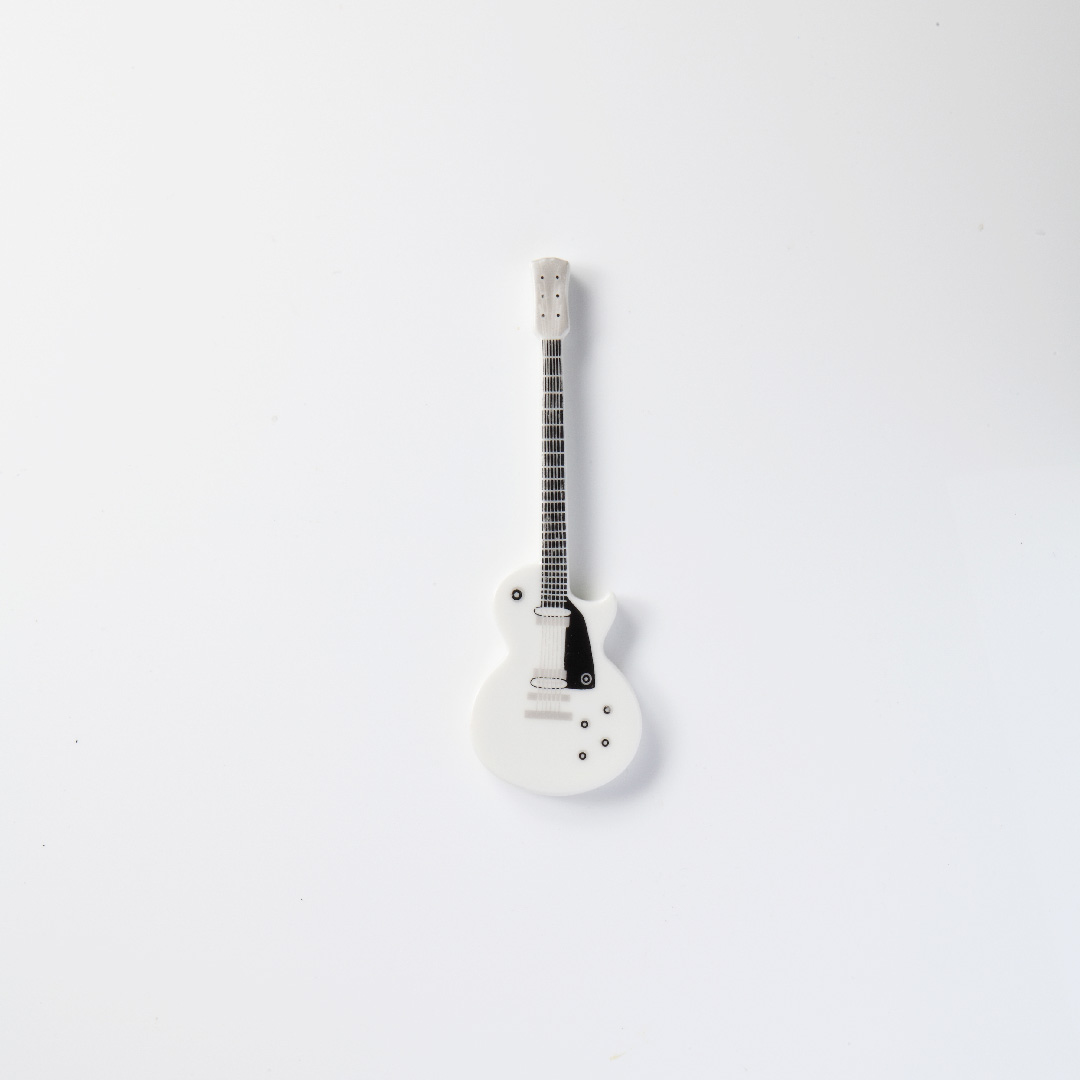 【ミニチュアコレクション】レスポールモデル (white)