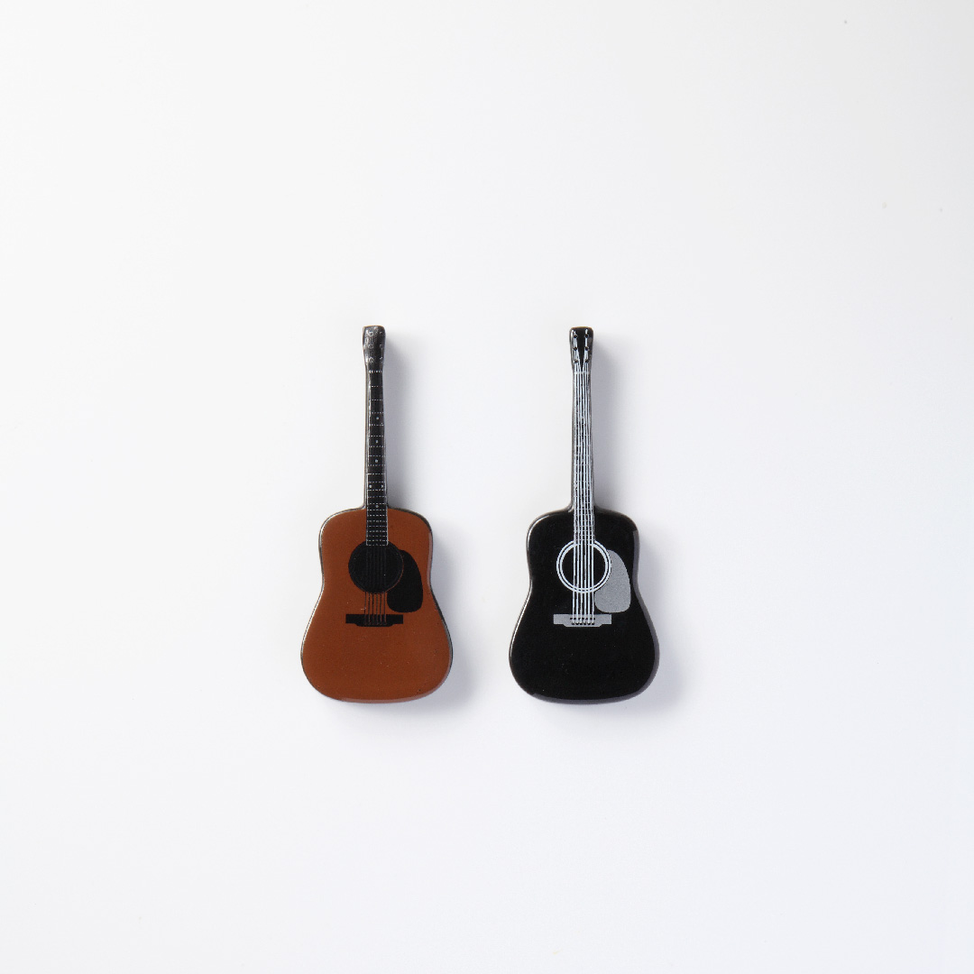 【ミニチュアコレクション】アコースティックギターモデル (black)