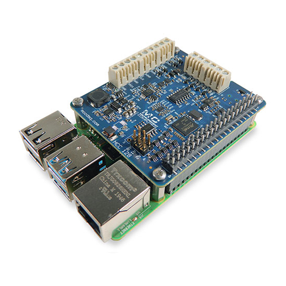 Raspberry Pi用電圧測定DAQ HAT MCC 128