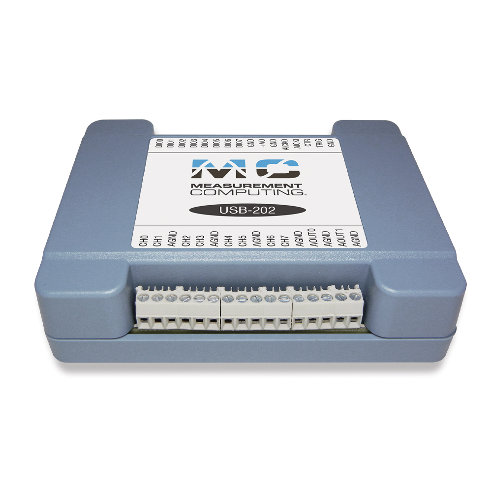 12ビット 100 KS/s 入出力モジュール USB-202