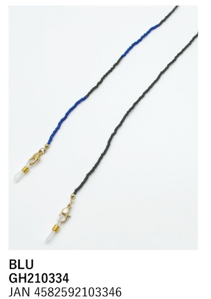 TakeMe Link ｸﾞﾗｽﾁｪｰﾝ ﾋﾞｰｽﾞ BLU/BRN/ORG