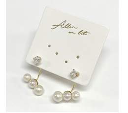 JP210281 ﾊﾞｯｸｷｬｯﾁｸﾘｱﾎﾟｽﾄ ﾊﾟｰﾙ×3 WHT