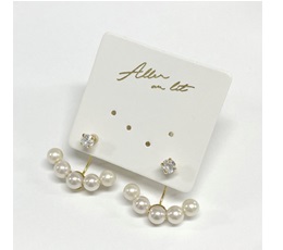 JP210282 ﾊﾞｯｸｷｬｯﾁｸﾘｱﾎﾟｽﾄ ﾊﾟｰﾙ×5 WHT