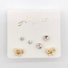 JP210359/JP210360/JP210361 樹脂ｾｯﾄﾋﾟｱｽ ﾘﾎﾞﾝｴﾎﾟ WHT SLV GRY