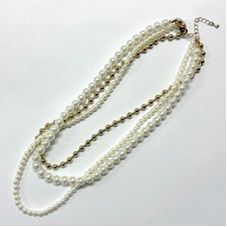 N210394 ﾊﾟｰﾙ2wayﾈｯｸﾚｽ WHT