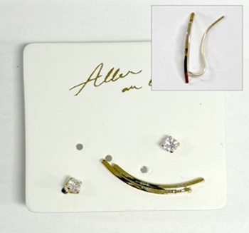 P210417/P210418 ｾｯﾄﾗｲﾝﾋﾟｱｽ SLV GLD