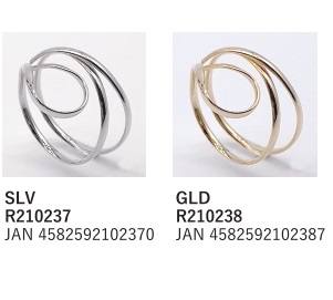 R210237/R210238 ｽﾗｲﾄﾞﾌﾘｰﾘﾝｸﾞ SLV GLD