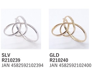 R210239/R210240 ｽﾗｲﾄﾞﾌﾘｰﾘﾝｸﾞ SLV GLD