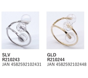 R210243/R210244 ｽﾗｲﾄﾞﾌﾘｰﾘﾝｸﾞ SLV GLD