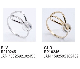 R210245/R210246 ｽﾗｲﾄﾞﾌﾘｰﾘﾝｸﾞ SLV GLD