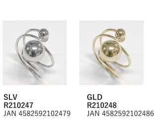 R210247/R210248 ｽﾗｲﾄﾞﾌﾘｰﾘﾝｸﾞ SLV GLD