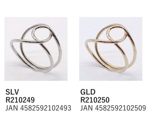 R210249/R210250 ｽﾗｲﾄﾞﾌﾘｰﾘﾝｸﾞ SLV GLD