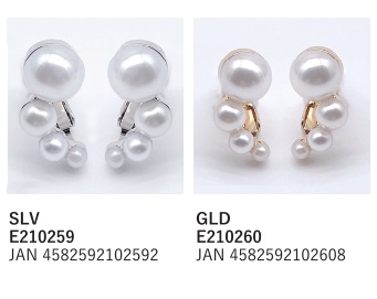 E210259/E210260 ｳﾙﾄﾗﾌｨｯﾄｲﾔﾘﾝｸﾞ SLV GLD