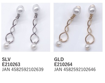 E210263/E210264 ｳﾙﾄﾗﾌｨｯﾄｲﾔﾘﾝｸﾞ SLV GLD