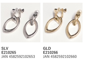 E210265/E210266 ｳﾙﾄﾗﾌｨｯﾄｲﾔﾘﾝｸﾞ SLV GLD