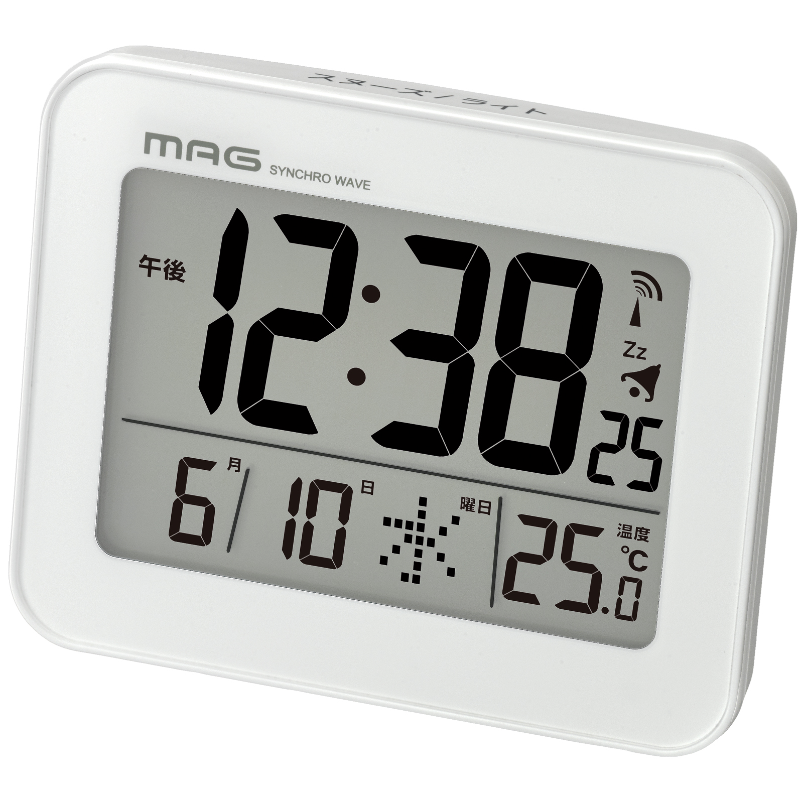 ＭＡＧ電波目覚まし時計　ファルマン