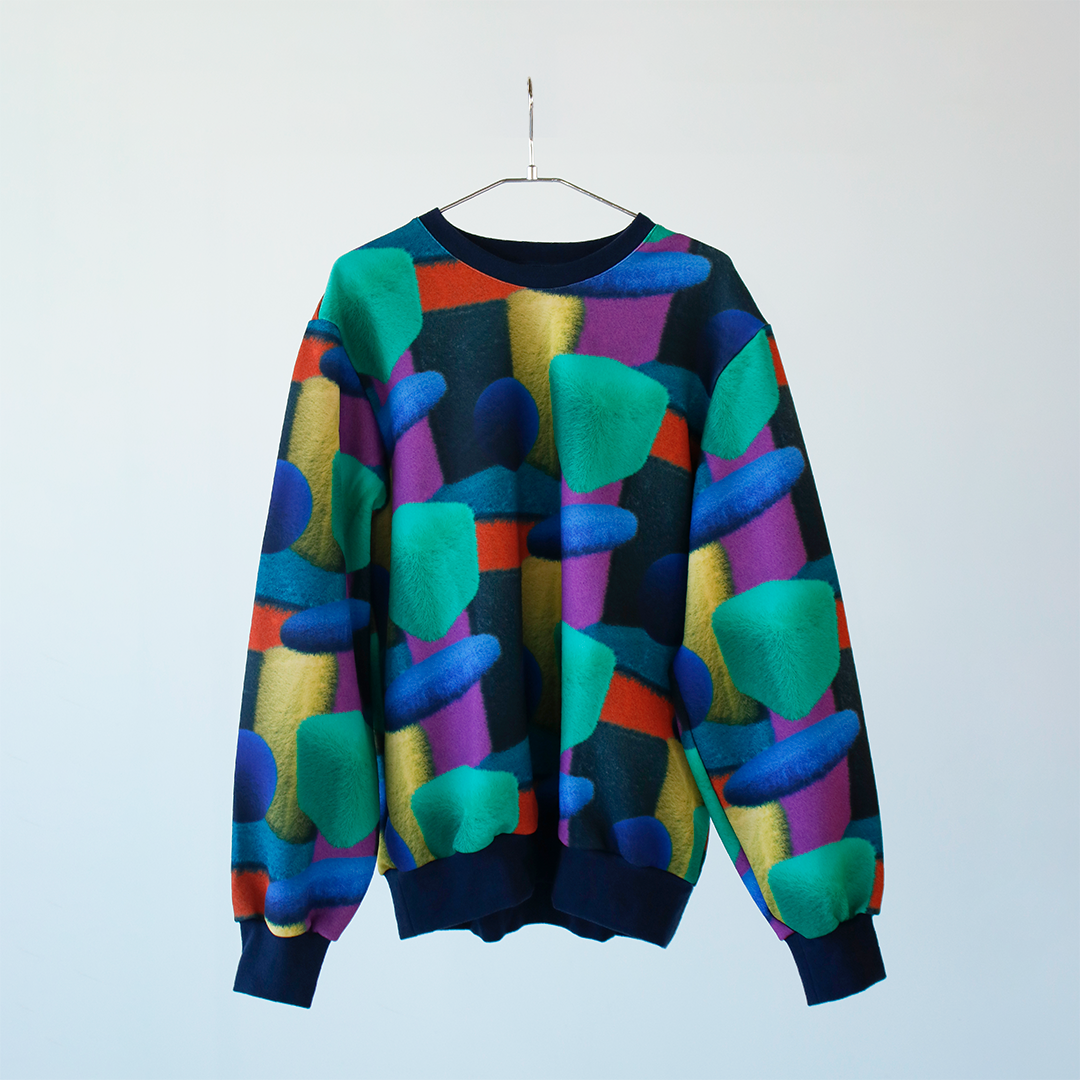 BASIC CREW SWEATS【FLUFFY SPACE】