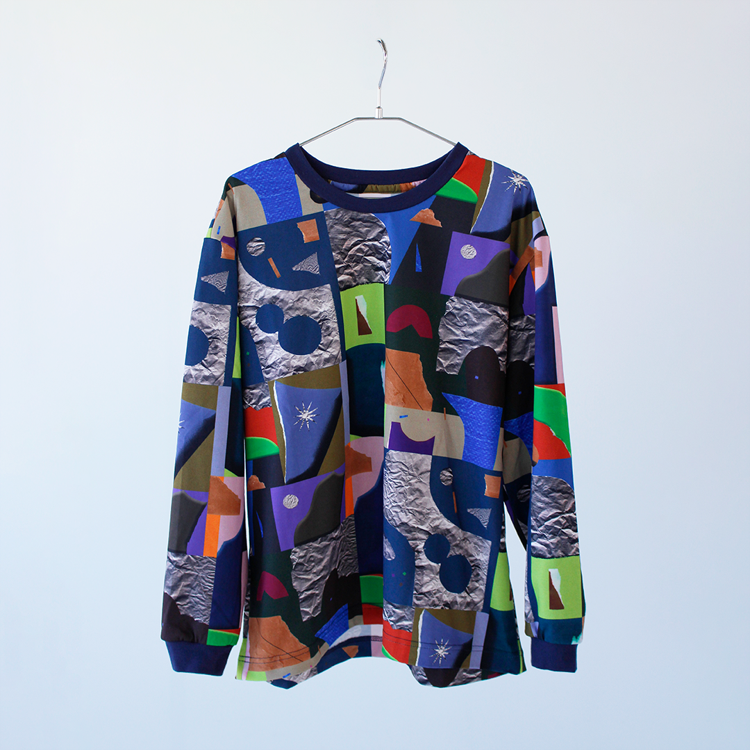 LS PRINTED TEE【scrap space.】