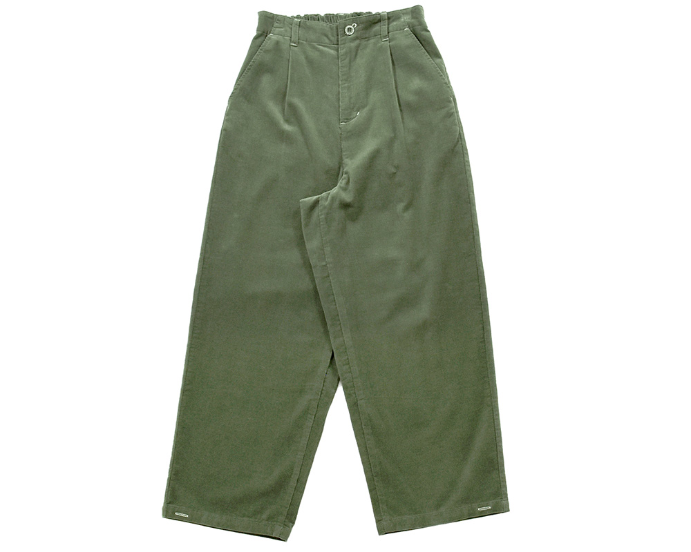 刺し子風刺繍入りｽﾄﾚｰﾄﾊﾟﾝﾂ