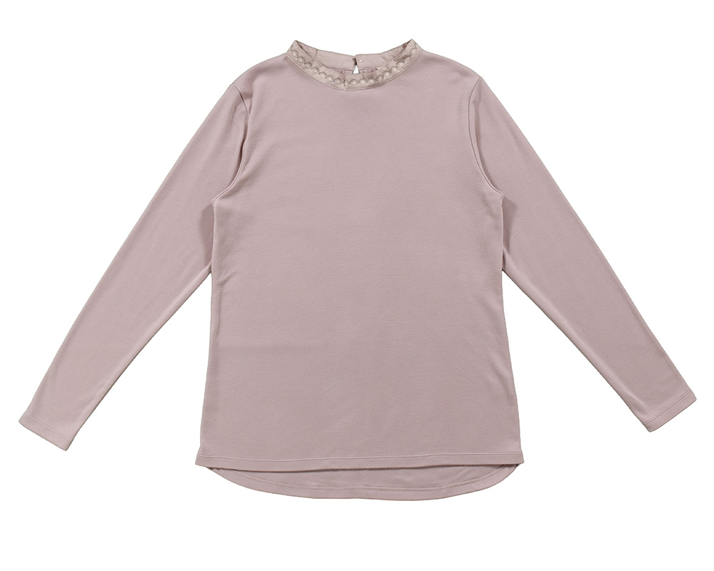 布帛襟刺繍入りｶｯﾄPO