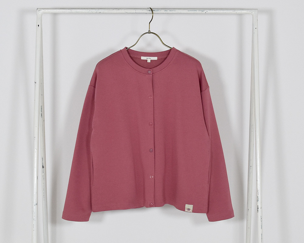 いろいろﾄﾞｯﾄﾎﾞﾀﾝ裏毛ｶｰﾃﾞｨｶﾞﾝ