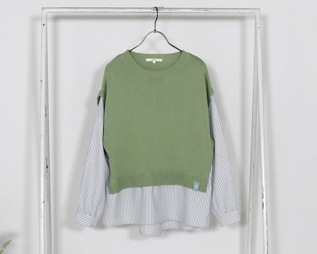 布帛ﾄﾞｯｷﾝｸﾞﾆｯﾄPO