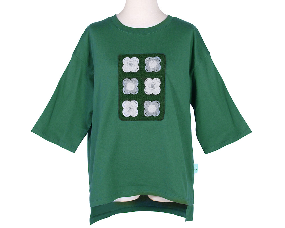 かぎ針ﾓﾁｰﾌTｼｬﾂ