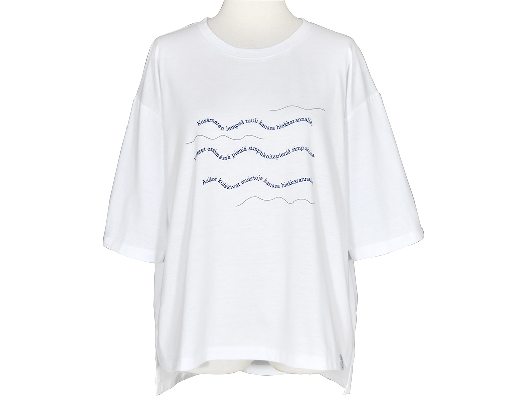 波＆雲ﾌﾟﾘﾝﾄTｼｬﾂ