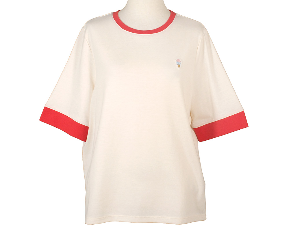 ﾜｯﾍﾟﾝ付きﾘﾝｶﾞｰTｼｬﾂ