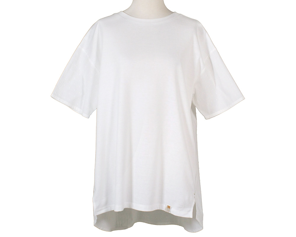 布帛使いﾛﾝｸﾞTｼｬﾂ