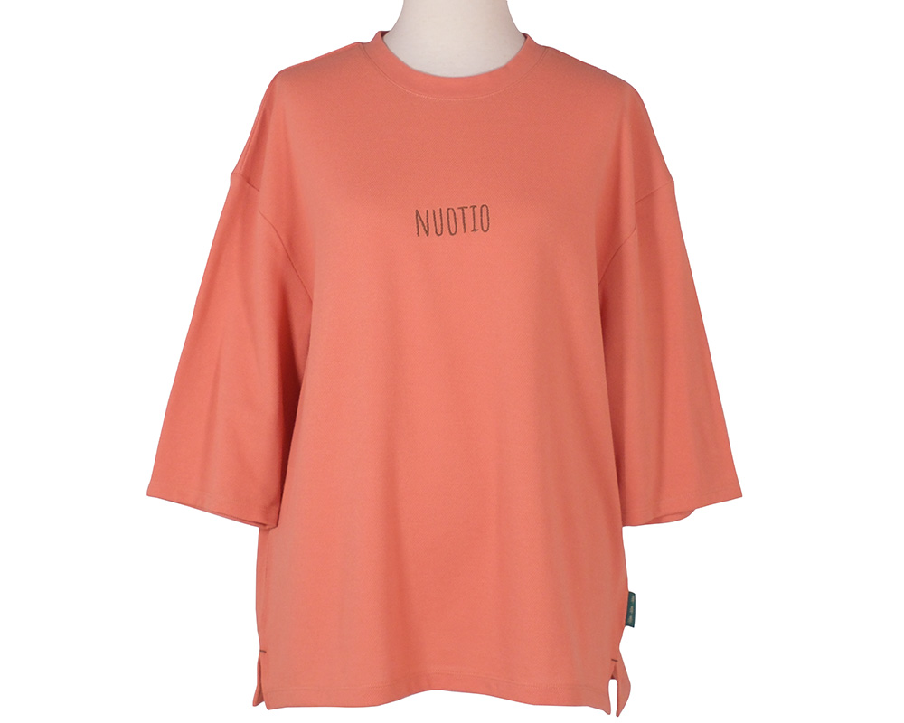 ﾛｺﾞ入り鹿の子Tｼｬﾂ