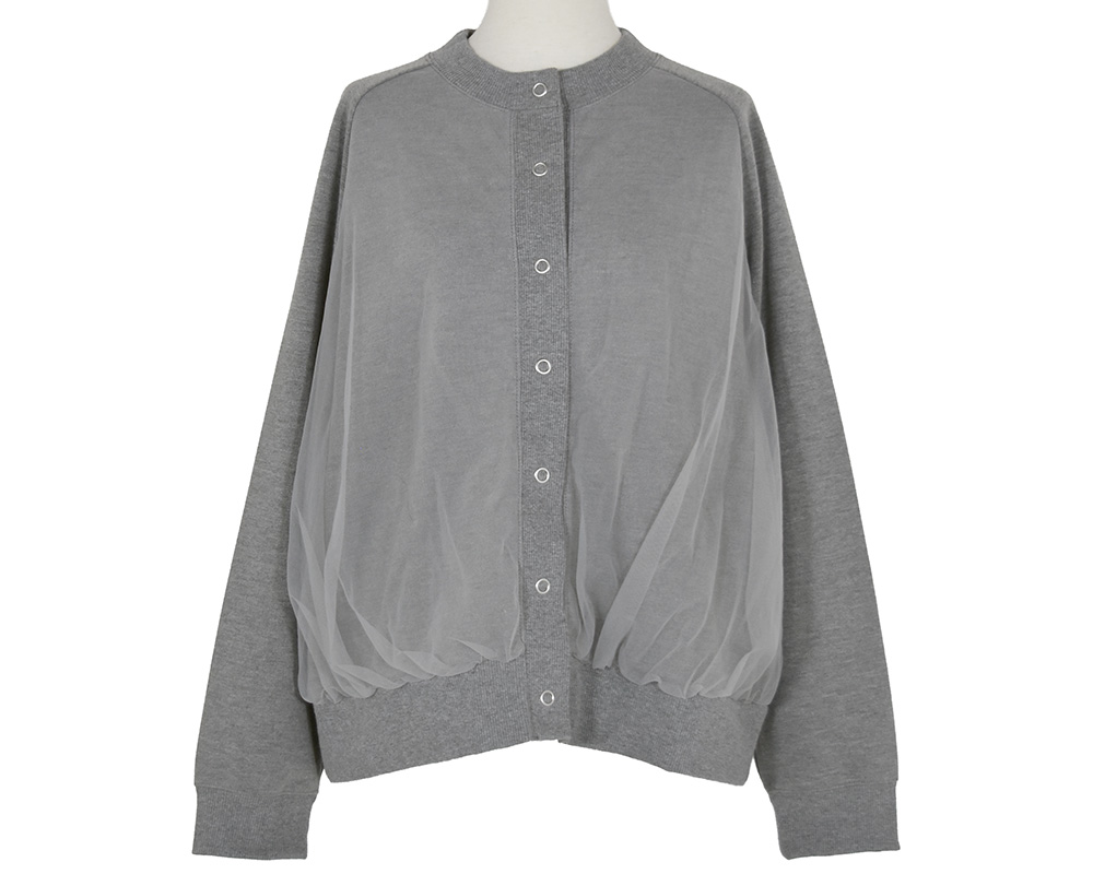 ﾁｭｰﾙﾚｲﾔｰﾄﾞ裏起毛ｶｰﾃﾞｨｶﾞﾝ