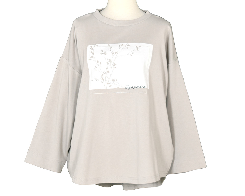 ｼﾙｴｯﾄﾌﾗﾜｰﾌﾟﾘﾝﾄﾌﾟﾙｵｰﾊﾞｰ