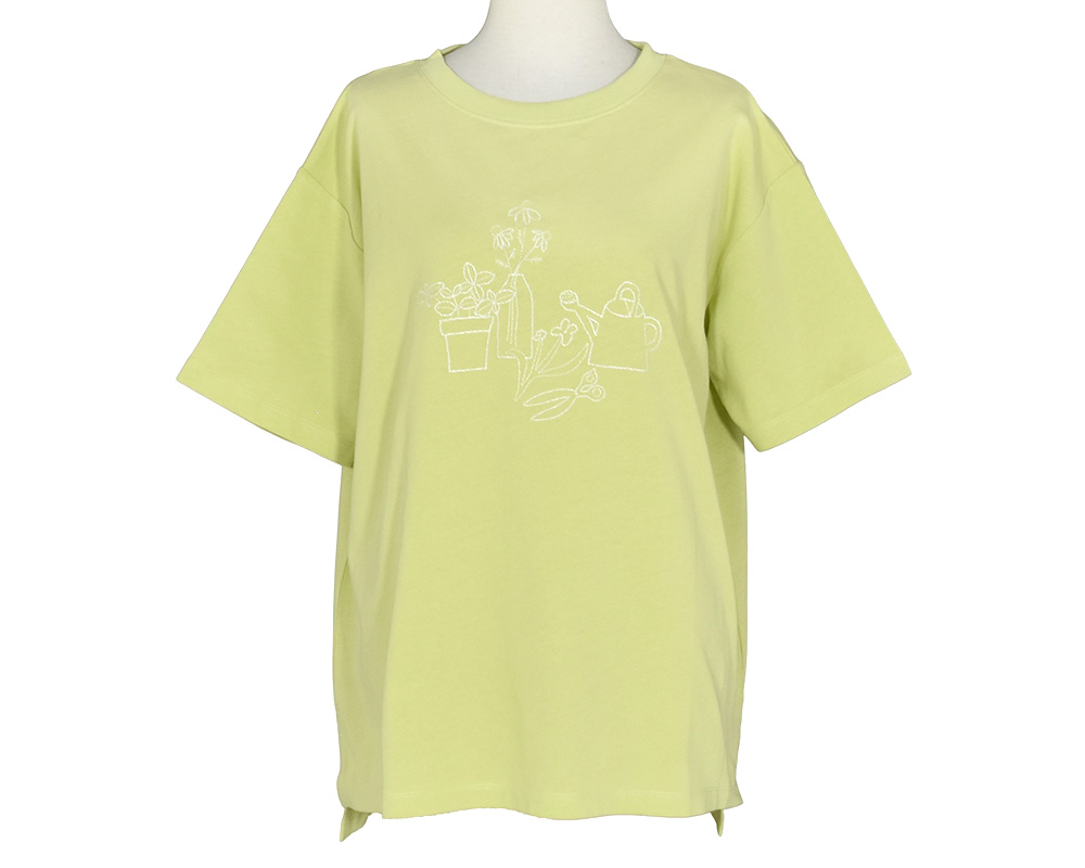ﾌﾛﾝﾄ刺繍Tｼｬﾂ