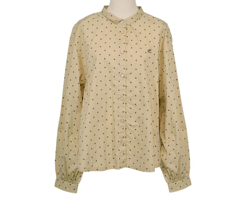 小花柄ｷﾞｬｻﾞｰﾌﾞﾗｳｽ