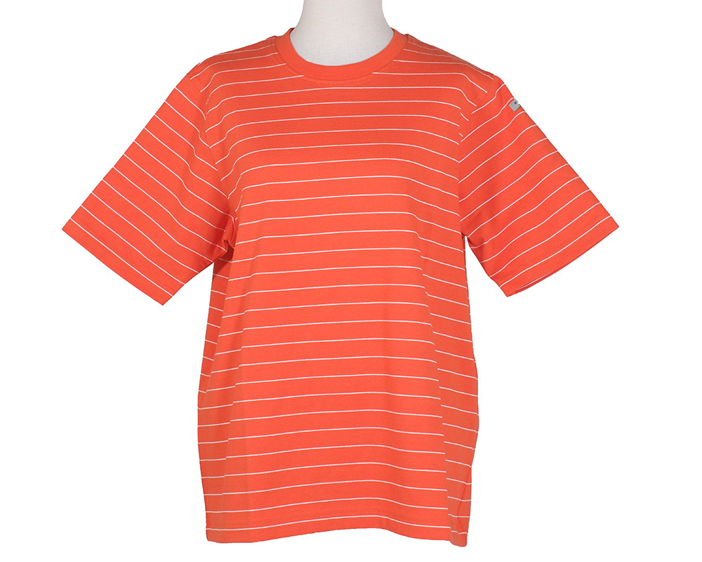 先染めﾎﾞｰﾀﾞｰTｼｬﾂ