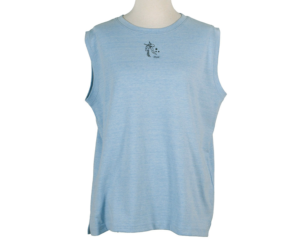 野菜刺繍入りﾀﾝｸﾄｯﾌﾟ