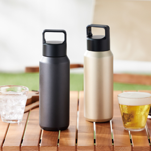 真空ステンレス炭酸ボトル（600ml）
