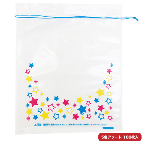 金魚袋（星柄）