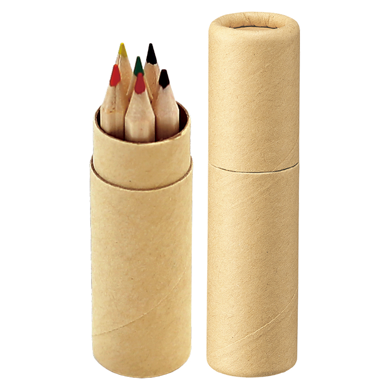 紙筒色えんぴつ（6P）