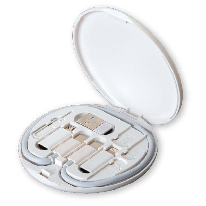 スマホスタンド付きマルチケーブルセット