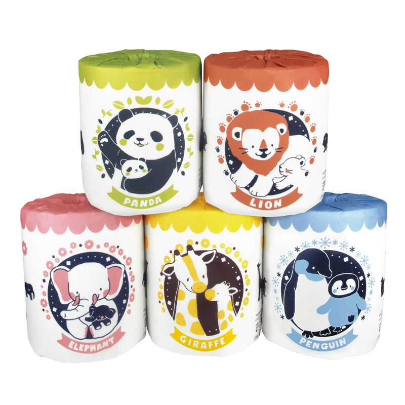トイレットペーパー　アニマルシリーズ